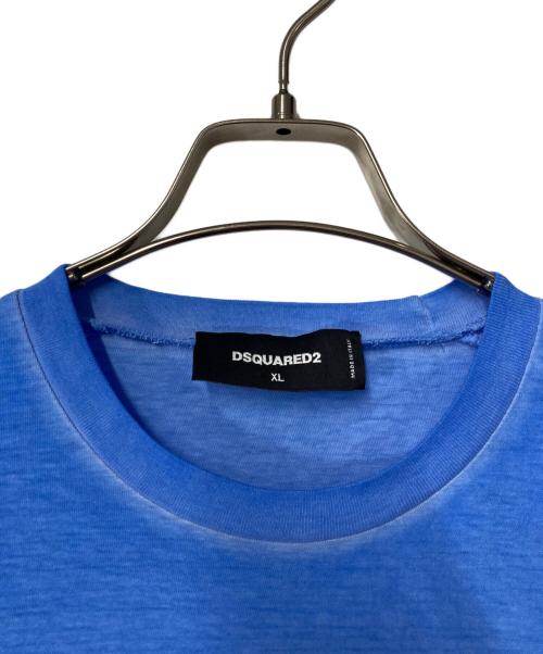 DSQUARED2（ディースクエアード）DSQUARED2 (ディースクエアード) ロングスリーブカットソー S74GD1132 ブルー サイズ:XLの古着・服飾アイテム