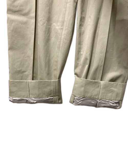 Maison Margiela 14（メゾンマルジェラ 14）Maison Margiela 14 (メゾンマルジェラ 14) センターシームパンツ ベージュ サイズ:52の古着・服飾アイテム