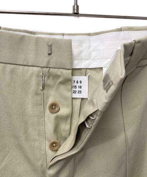 Maison Margiela 14（メゾンマルジェラ 14）Maison Margiela 14 (メゾンマルジェラ 14) センターシームパンツ ベージュ サイズ:52の古着・服飾アイテム