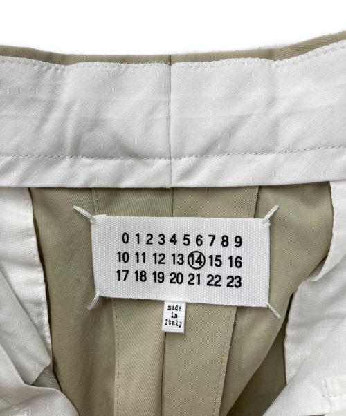 Maison Margiela 14（メゾンマルジェラ 14）Maison Margiela 14 (メゾンマルジェラ 14) センターシームパンツ ベージュ サイズ:52の古着・服飾アイテム