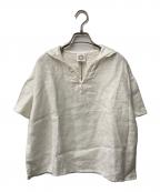 ORCIVALオーシバル）の古着「リネンクロス セーラー プルオーバー OR-B 0261」｜ホワイト