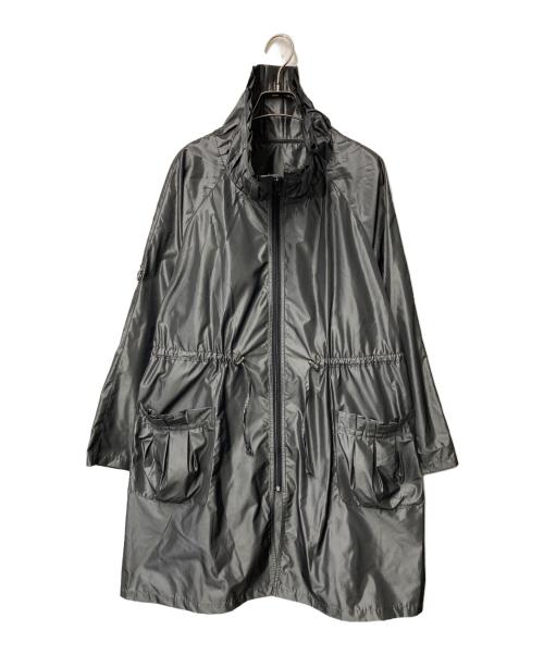 SPECCHIO（スペッチオ）SPECCHIO (スペッチオ) スタンドカラープリーツコート グレー サイズ:40の古着・服飾アイテム