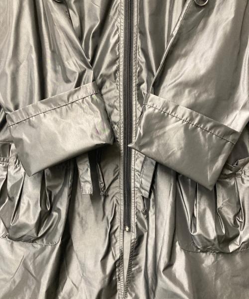 SPECCHIO（スペッチオ）SPECCHIO (スペッチオ) スタンドカラープリーツコート グレー サイズ:40の古着・服飾アイテム