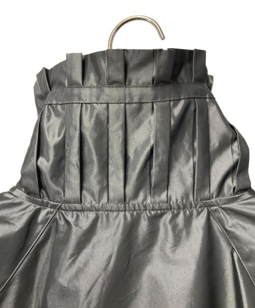 SPECCHIO（スペッチオ）SPECCHIO (スペッチオ) スタンドカラープリーツコート グレー サイズ:40の古着・服飾アイテム