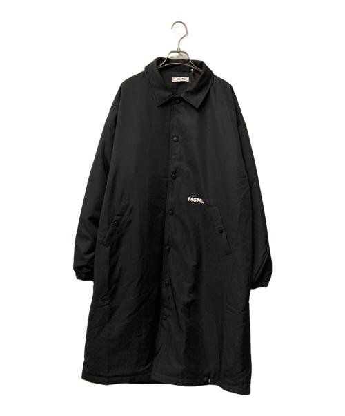 MSML（エムエスエムエル）msml (エムエスエムエル) LONG COAT/ロング コート ブラック サイズ:Ｍの古着・服飾アイテム