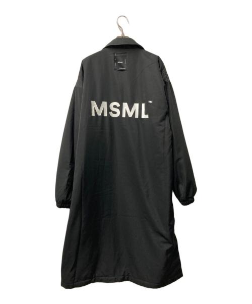 MSML（エムエスエムエル）msml (エムエスエムエル) LONG COAT/ロング コート ブラック サイズ:Ｍの古着・服飾アイテム