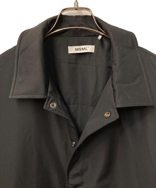 MSML（エムエスエムエル）msml (エムエスエムエル) LONG COAT/ロング コート ブラック サイズ:Ｍの古着・服飾アイテム