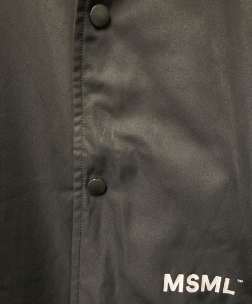 MSML（エムエスエムエル）msml (エムエスエムエル) LONG COAT/ロング コート ブラック サイズ:Ｍの古着・服飾アイテム