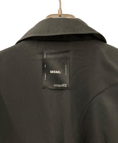 MSML（エムエスエムエル）msml (エムエスエムエル) LONG COAT/ロング コート ブラック サイズ:Ｍの古着・服飾アイテム