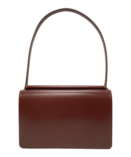 TOUT Y EST（トゥティエ）TOUT Y EST (トゥティエ) ポメルバッグ ボルドーの古着・服飾アイテム