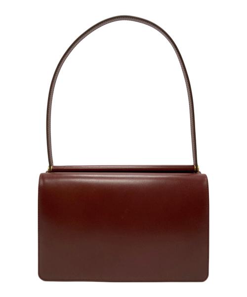 TOUT Y EST（トゥティエ）TOUT Y EST (トゥティエ) ポメルバッグ ボルドーの古着・服飾アイテム