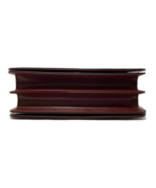 TOUT Y EST（トゥティエ）TOUT Y EST (トゥティエ) ポメルバッグ ボルドーの古着・服飾アイテム