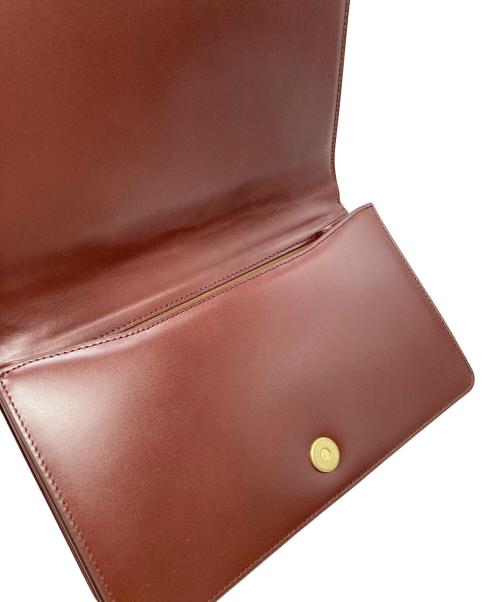 TOUT Y EST（トゥティエ）TOUT Y EST (トゥティエ) ポメルバッグ ボルドーの古着・服飾アイテム