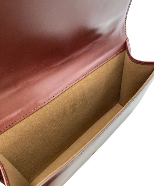 TOUT Y EST（トゥティエ）TOUT Y EST (トゥティエ) ポメルバッグ ボルドーの古着・服飾アイテム