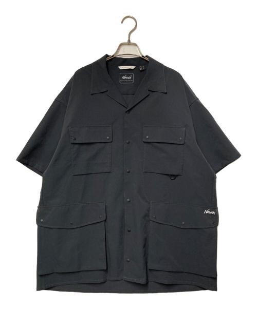 NANGA（ナンガ）NANGA (ナンガ) DOT AIR UTILITY PK SHORT SLEEVE SHIRT ショートスリーブシャツ NW2411-1H201-A ネイビー サイズ:XLの古着・服飾アイテム