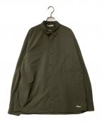 NANGAナンガ）の古着「DOT AIR COMFY L/S SHIRT  NW2311-1H233」｜カーキ