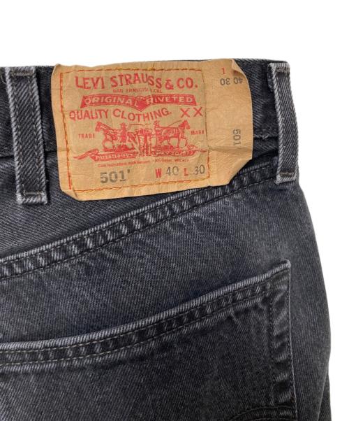 LEVI'S（リーバイス）LEVI'S (リーバイス) ブラックデニムパンツ ブラック サイズ:W40の古着・服飾アイテム