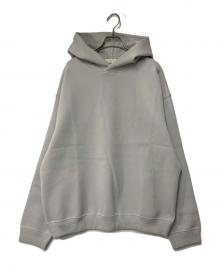 Vuja De（ヴジャデ）の古着「Knitted Hoodie ニットフーディ 5569-599-0770」｜グレー