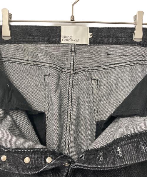 SIMPLY COMPLICATED（シンプリーコンプリケイティド）SIMPLY COMPLICATED (シンプリーコンプリケイティド) BF ST JEAN BLACK 25SS3001 ブラック サイズ:W32の古着・服飾アイテム