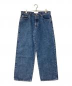 SIMPLY COMPLICATEDシンプリーコンプリケイティド）の古着「BF SELVEDGE JEAN　デニムパンツ 25SS3014」｜インディゴ