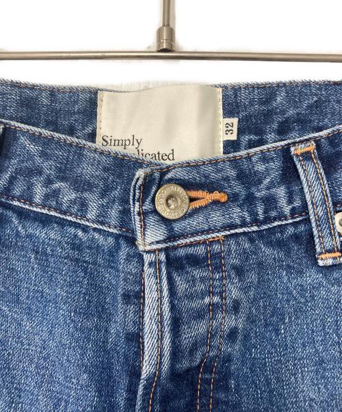 SIMPLY COMPLICATED（シンプリーコンプリケイティド）SIMPLY COMPLICATED (シンプリーコンプリケイティド) BF SELVEDGE JEAN　デニムパンツ 25SS3014 インディゴ サイズ:W32の古着・服飾アイテム