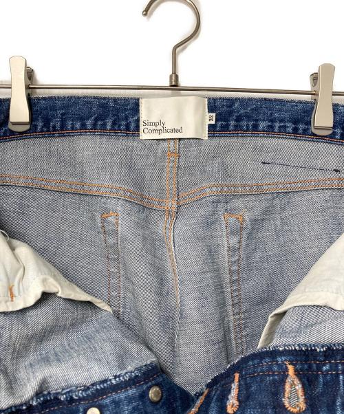 SIMPLY COMPLICATED（シンプリーコンプリケイティド）SIMPLY COMPLICATED (シンプリーコンプリケイティド) BF SELVEDGE JEAN　デニムパンツ 25SS3014 インディゴ サイズ:W32の古着・服飾アイテム