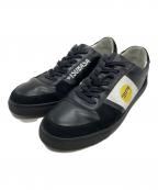 +TSUBASAプラスツバサ）の古着「レザースニーカー」｜ブラック