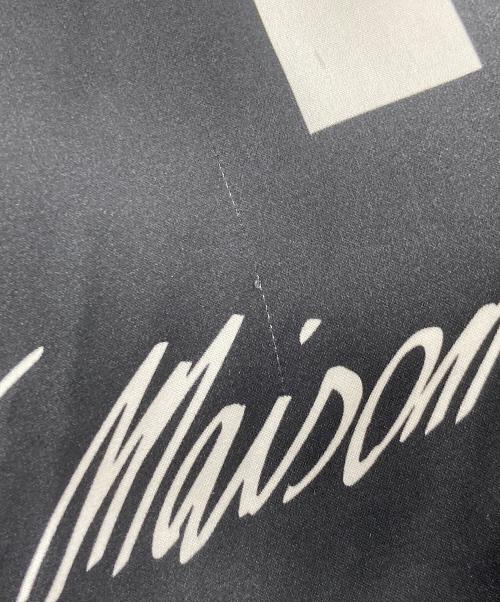 MM6 Maison Margiela（エムエムシックスメゾンマルジェラ）MM6 Maison Margiela (エムエムシックスメゾンマルジェラ) スカーフドッキング変形プルオーバーブラウス S32NC0642 STN962 ブラック×ホワイト サイズ:UNIの古着・服飾アイテム