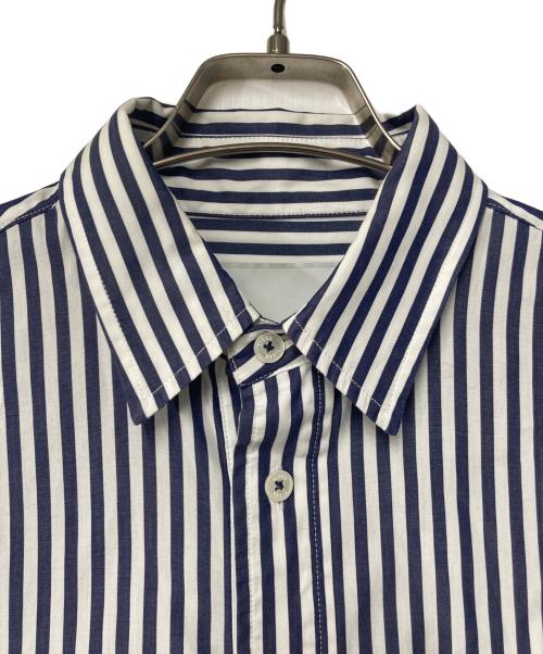 ticca（ティッカ）ticca (ティッカ) Spick and Span (スピックアンドスパン) 別注 スクエアビッグシャツ ネイビー×ホワイト サイズ:表記なしの古着・服飾アイテム