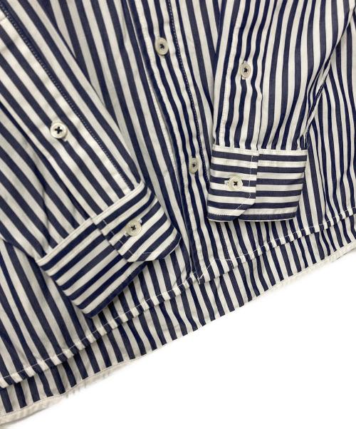 ticca（ティッカ）ticca (ティッカ) Spick and Span (スピックアンドスパン) 別注 スクエアビッグシャツ ネイビー×ホワイト サイズ:表記なしの古着・服飾アイテム