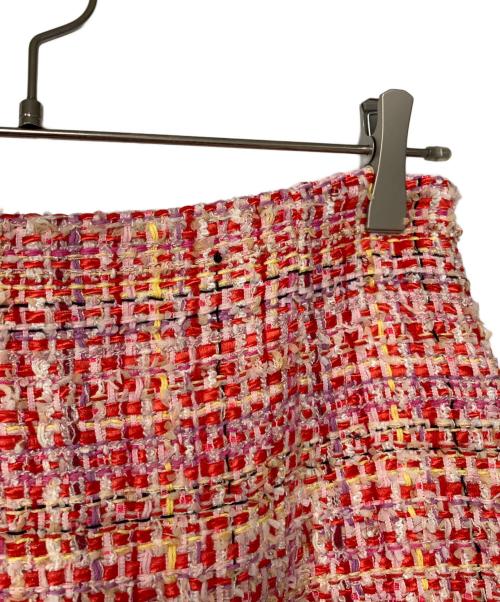 ALEXANDER McQUEEN（アレキサンダーマックイーン）ALEXANDER McQUEEN (アレキサンダーマックイーン) ツイードスカート ピンク サイズ:40の古着・服飾アイテム