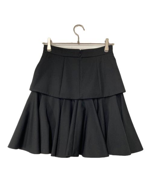 ALEXANDER McQUEEN（アレキサンダーマックイーン）ALEXANDER McQUEEN (アレキサンダーマックイーン) フレアスカート 479329 QJJ12 ブラック サイズ:38の古着・服飾アイテム