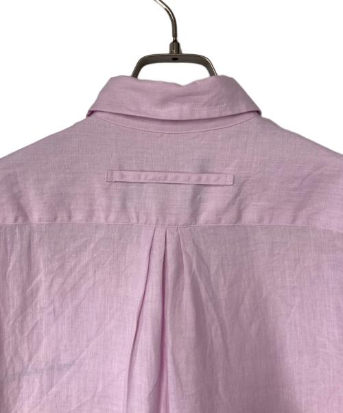 ticca（ティッカ）ticca (ティッカ) Spick and Span (スピックアンドスパン) 別注 リネン半袖エンブロイダイリーシャツ 0241401419 ピンク サイズ:Fの古着・服飾アイテム