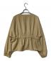 B:MING LIFE STORE by BEAMS (ビーミングライフストア バイ ビームス) ウエスト ギャザー ブルゾン ベージュ サイズ:M：4500円
