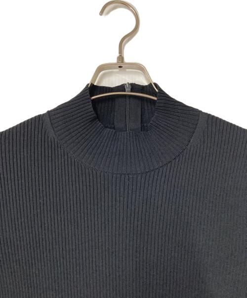 MICHAEL KORS（マイケル・コース）MICHAEL KORS (マイケルコース) ロゴサイドライン リブニットワンピース JS180LN5ZV ブラック サイズ:Lの古着・服飾アイテム