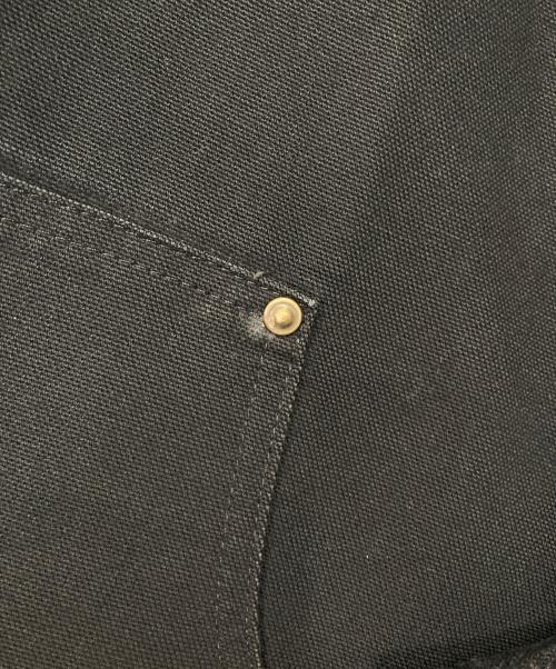 CarHartt（カーハート）CarHartt (カーハート) DOUBLE FRONT WASHED DUCK WORK PANT/ダブル フロント ウォッシュド ダック ワーク パンツ  ブラック サイズ:34×30の古着・服飾アイテム