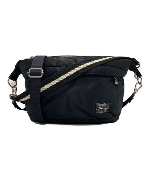 PORTER GIRL（ポーターガール）PORTER GIRL (ポーターガール) 2WAYショルダーバッグ ブラックの古着・服飾アイテム