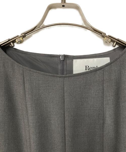 Rene（ルネ）Rene (ルネ) ノースリーブワンピース グレー サイズ:36の古着・服飾アイテム