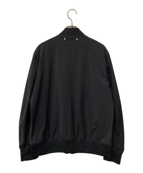 PAUL SMITH（ポールスミス）PAUL SMITH (ポールスミス) パフォーマンスストレッチ MA-1ブルゾン ブラック サイズ:Mの古着・服飾アイテム