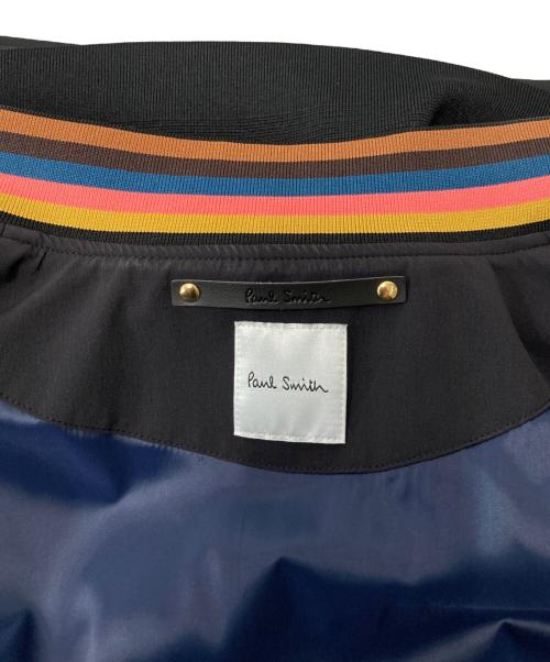 PAUL SMITH（ポールスミス）PAUL SMITH (ポールスミス) パフォーマンスストレッチ MA-1ブルゾン ブラック サイズ:Mの古着・服飾アイテム