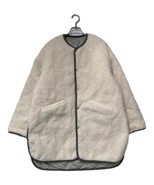 Traditional Weatherwear（トラディショナルウェザーウェア）Traditional Weatherwear (トラディショナルウェザーウェア) Plage (プラージュ) 別注 リバーシブル QUILT MID ジャケット L222APQCO0353VP アイボリー×グレー サイズ:36の古着・服飾アイテム