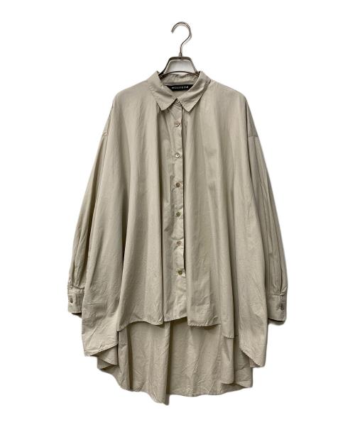 mizuiro-ind（ミズイロインド）mizuiro-ind (ミズイロインド) チュニックシャツワンピース ベージュ サイズ:SIZE Freeの古着・服飾アイテム