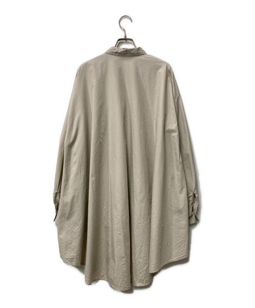mizuiro-ind（ミズイロインド）mizuiro-ind (ミズイロインド) チュニックシャツワンピース ベージュ サイズ:SIZE Freeの古着・服飾アイテム