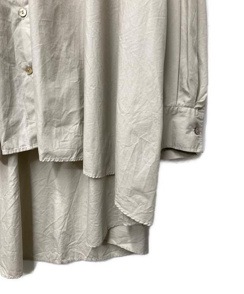 mizuiro-ind（ミズイロインド）mizuiro-ind (ミズイロインド) チュニックシャツワンピース ベージュ サイズ:SIZE Freeの古着・服飾アイテム