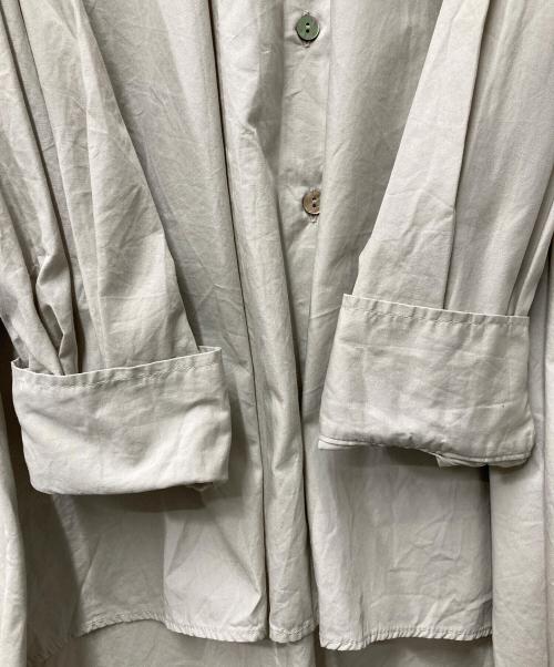 mizuiro-ind（ミズイロインド）mizuiro-ind (ミズイロインド) チュニックシャツワンピース ベージュ サイズ:SIZE Freeの古着・服飾アイテム