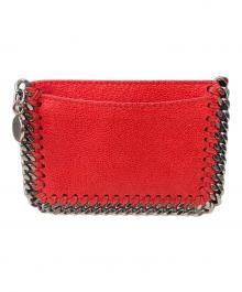 STELLA McCARTNEY（ステラマッカートニー）の古着「FALABELLA SHAGGY DEER CARD HOLDER シャギーディアカードホルダー 371371」｜レッド