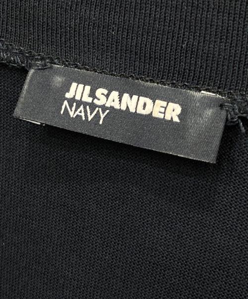 JIL SANDER NAVY（ジルサンダー ネイビー）JIL SANDER NAVY (ジルサンダー ネイビー) 切替プリーツワンピース JNWL5032C ネイビー×ブラック サイズ:38の古着・服飾アイテム