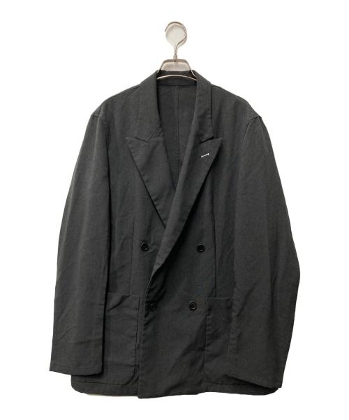 MANDO（マンドー）MANDO (マンドー) ポリエステル ダブルジャケット グレー サイズ:2の古着・服飾アイテム