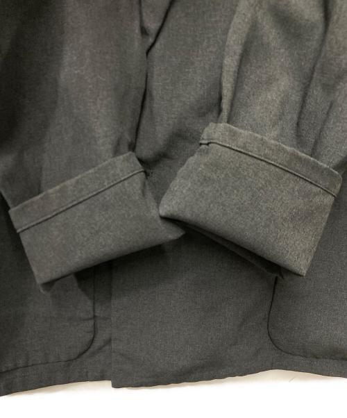 MANDO（マンドー）MANDO (マンドー) ポリエステル ダブルジャケット グレー サイズ:2の古着・服飾アイテム