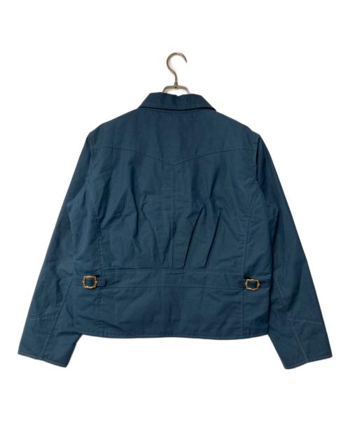 The Blurred CLOTHING（ブラードクロージング）The Blurred CLOTHING (ブラードクロージング) BLD148 WAXED COTTON SPORTS JACKET ネイビー サイズ:38の古着・服飾アイテム